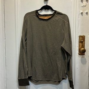 Brown/Gray Gap Long Sleeve Shirt (L)